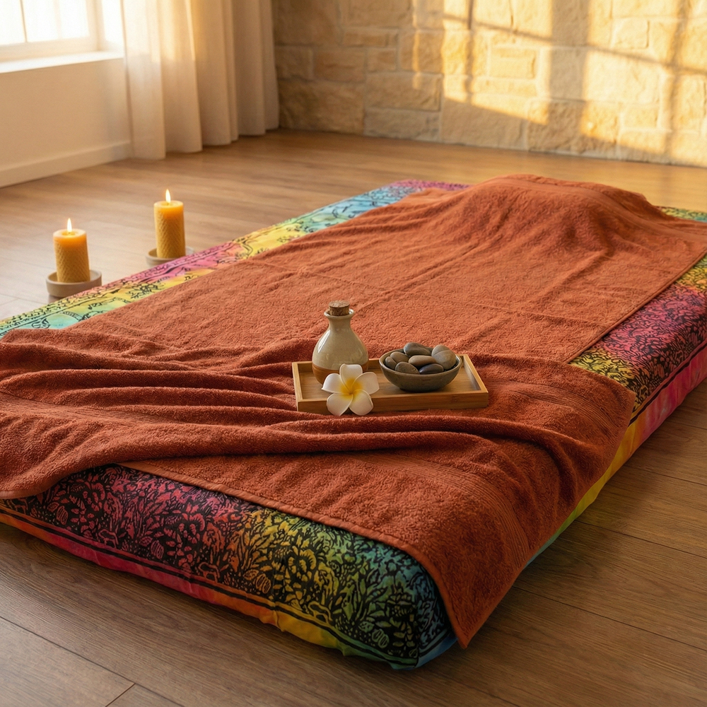 futon & huile chaude